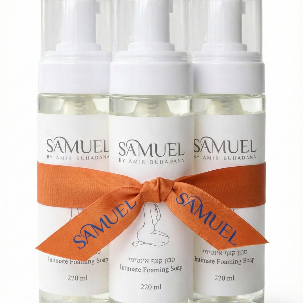 INTIMATE FOAMING SOAP מארז שלושה סבונים אינטימיים
