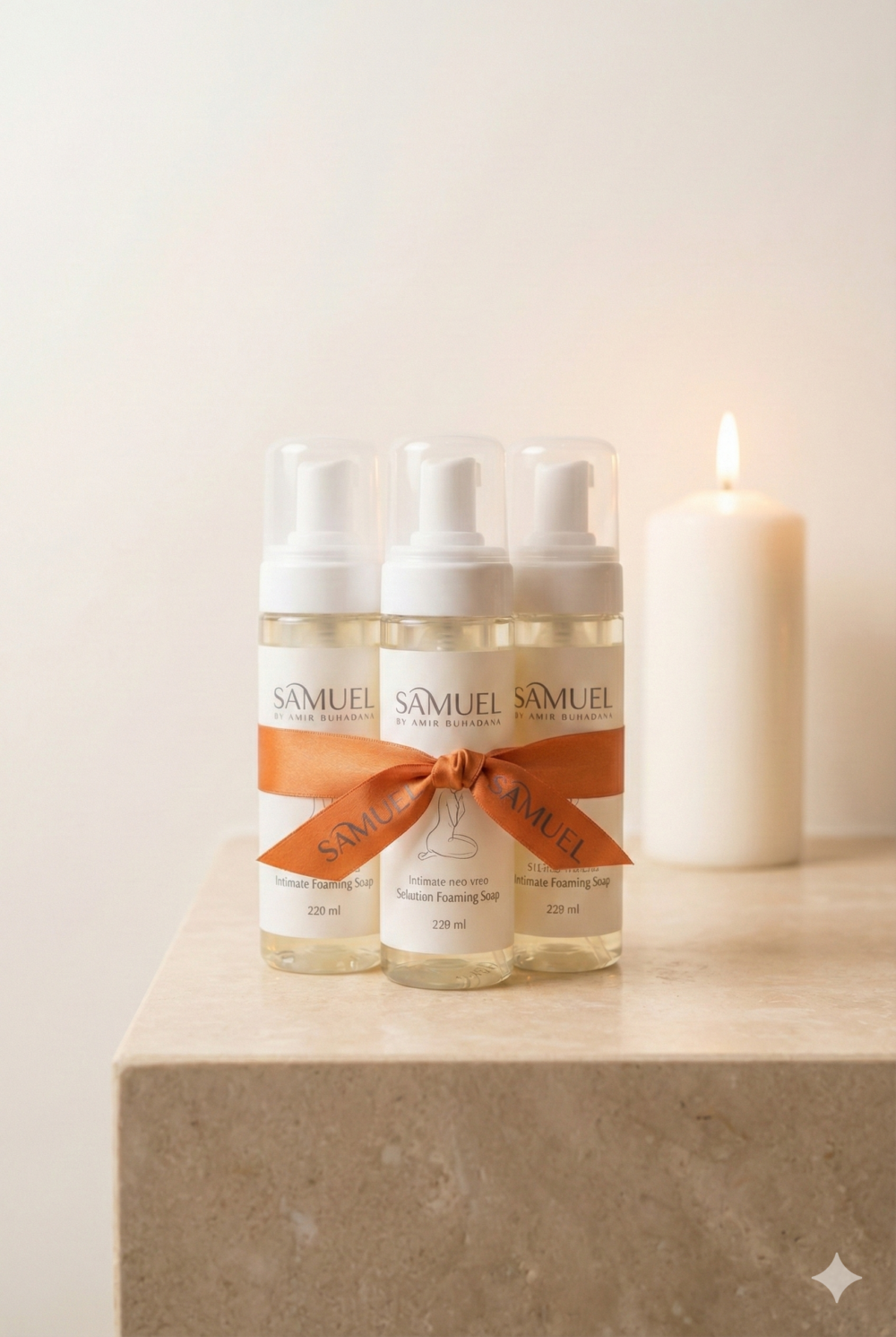 INTIMATE FOAMING SOAP מארז שלושה סבונים אינטימיים