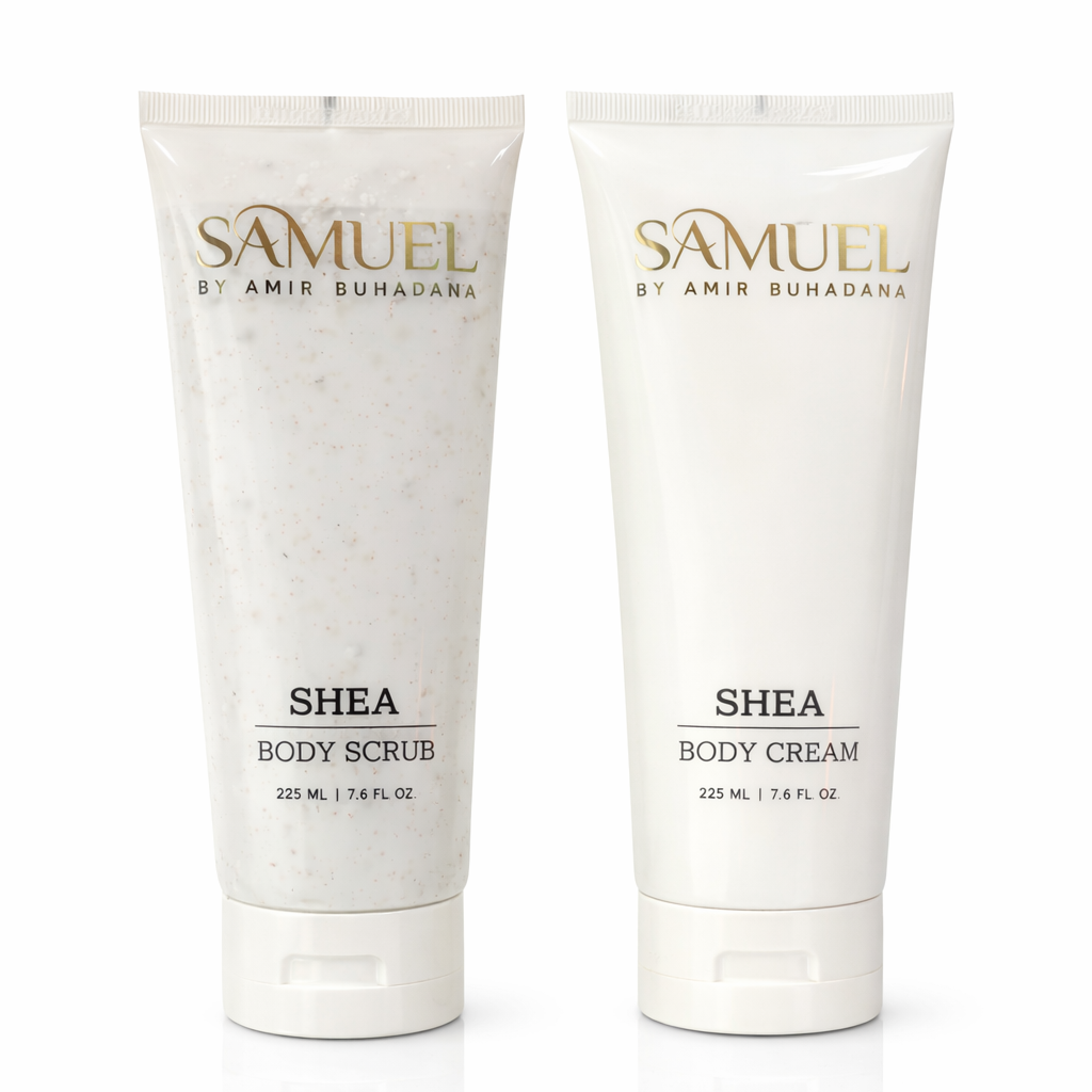 מארז קרם גוף וסקראב תואם ניחוח שיאה